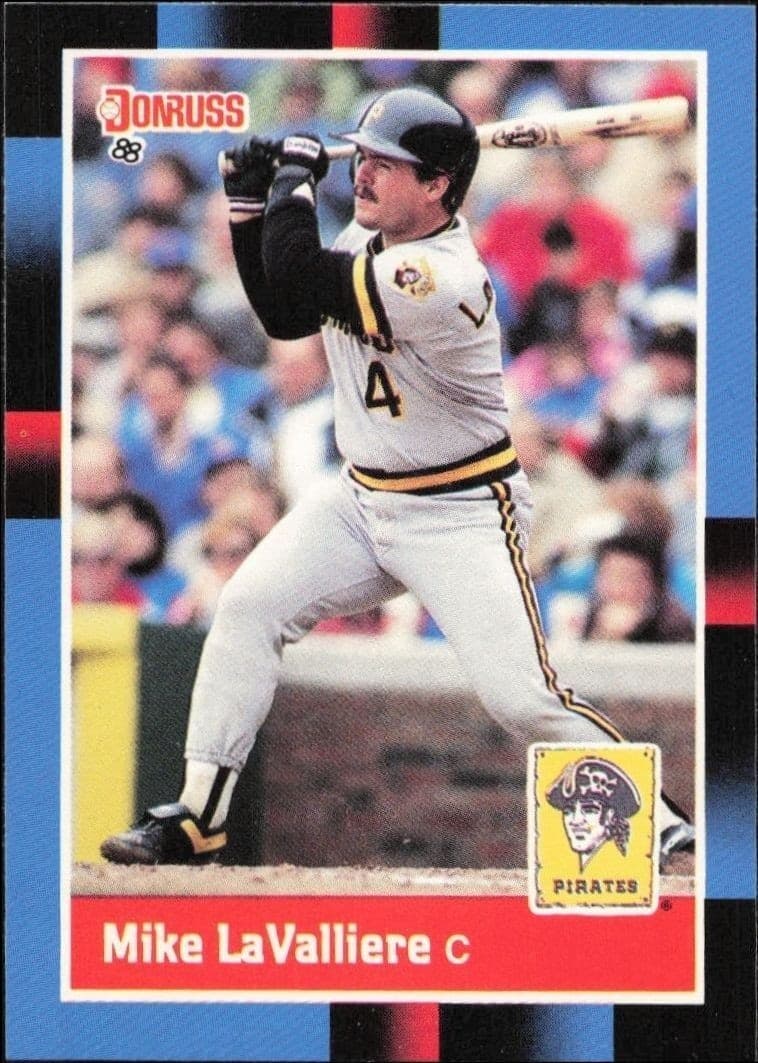 1988 Donruss Mike LaValliere #312 trading card