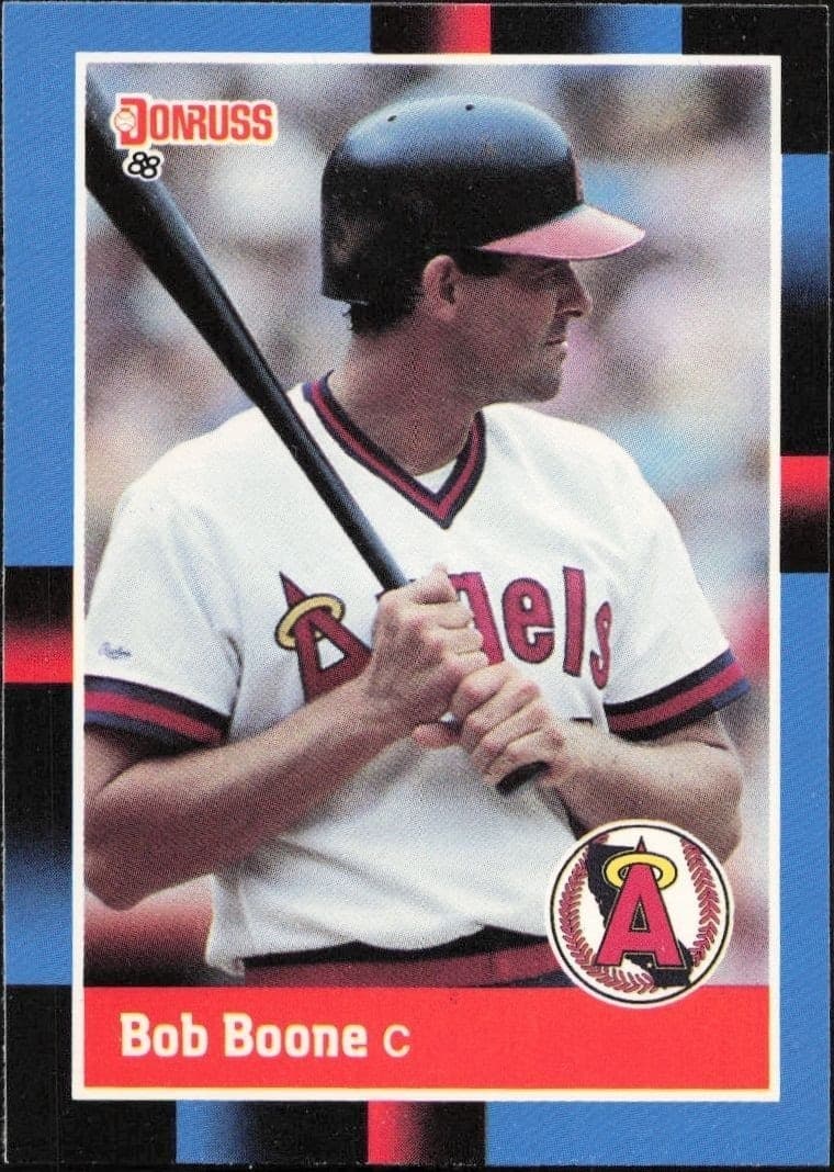 1988 Donruss Bob Boone #305 trading card