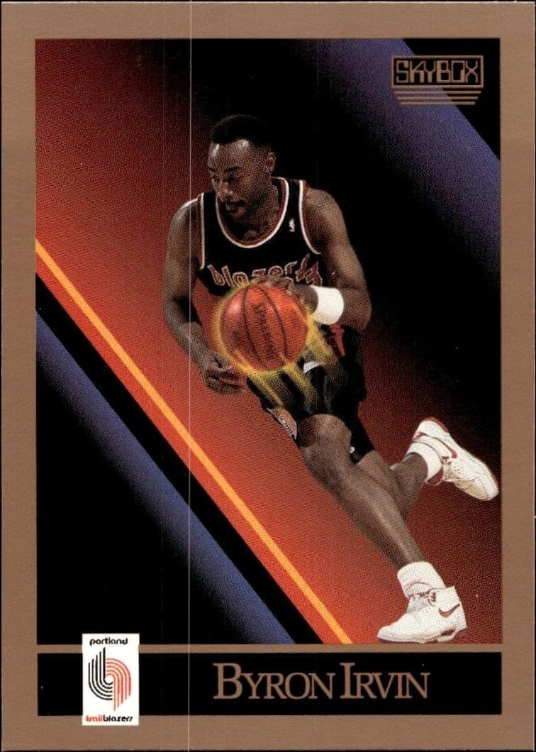 1990-91 Skybox Byron Irvin #235 basketball trading card front