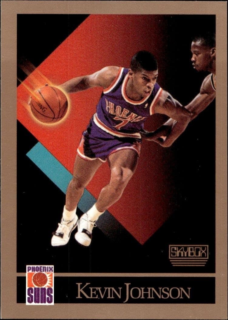 1990-91 Skybox Kevin Johnson #224 basketball trading card front