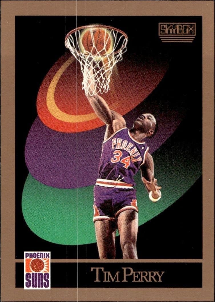 1990-91 Skybox Tim Perry #228 basketball trading card front