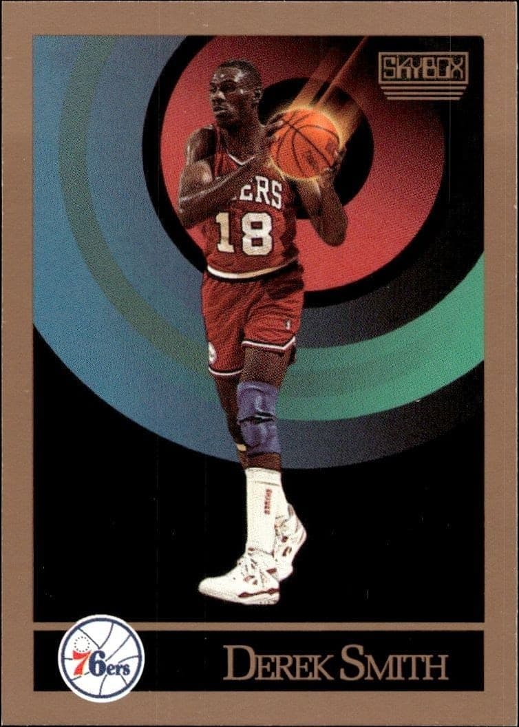 1990-91 Skybox Derek Smith #218 basketball trading card front