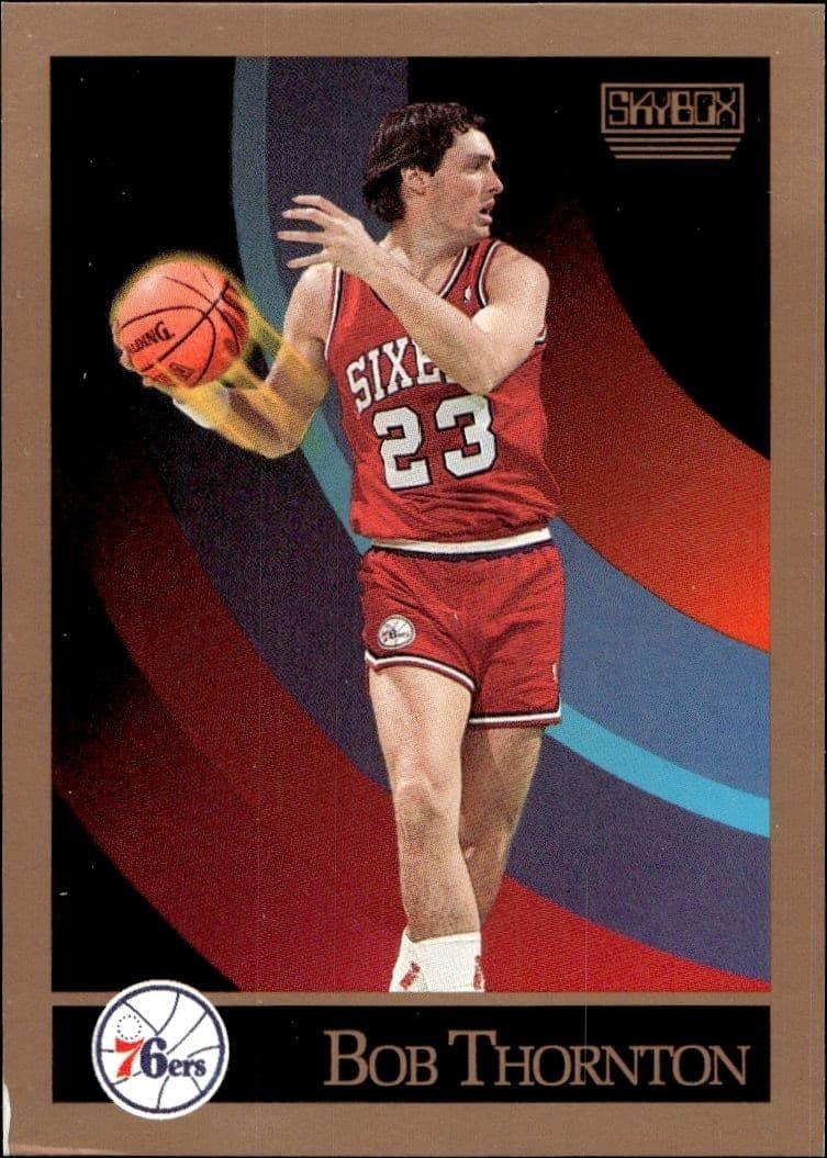 1990-91 Skybox Bob Thornton #219 basketball trading card front