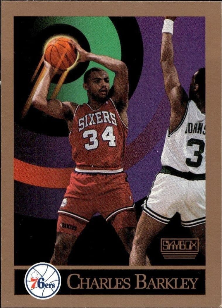 1990-91 Skybox Charles Barkley #211 basketball trading card front