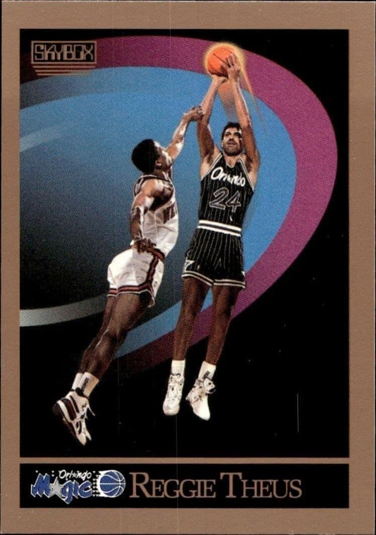 1990-91 Skybox Reggie Theus #207 trading card