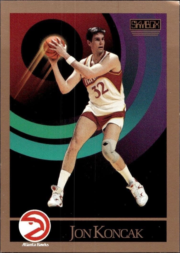 1990-91 Skybox Jon Koncak #3 basketball trading card front