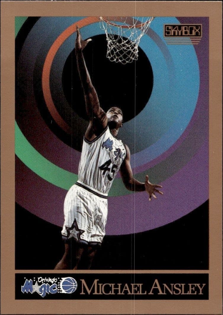 1990-91 Skybox Michael Ansley #200 trading card