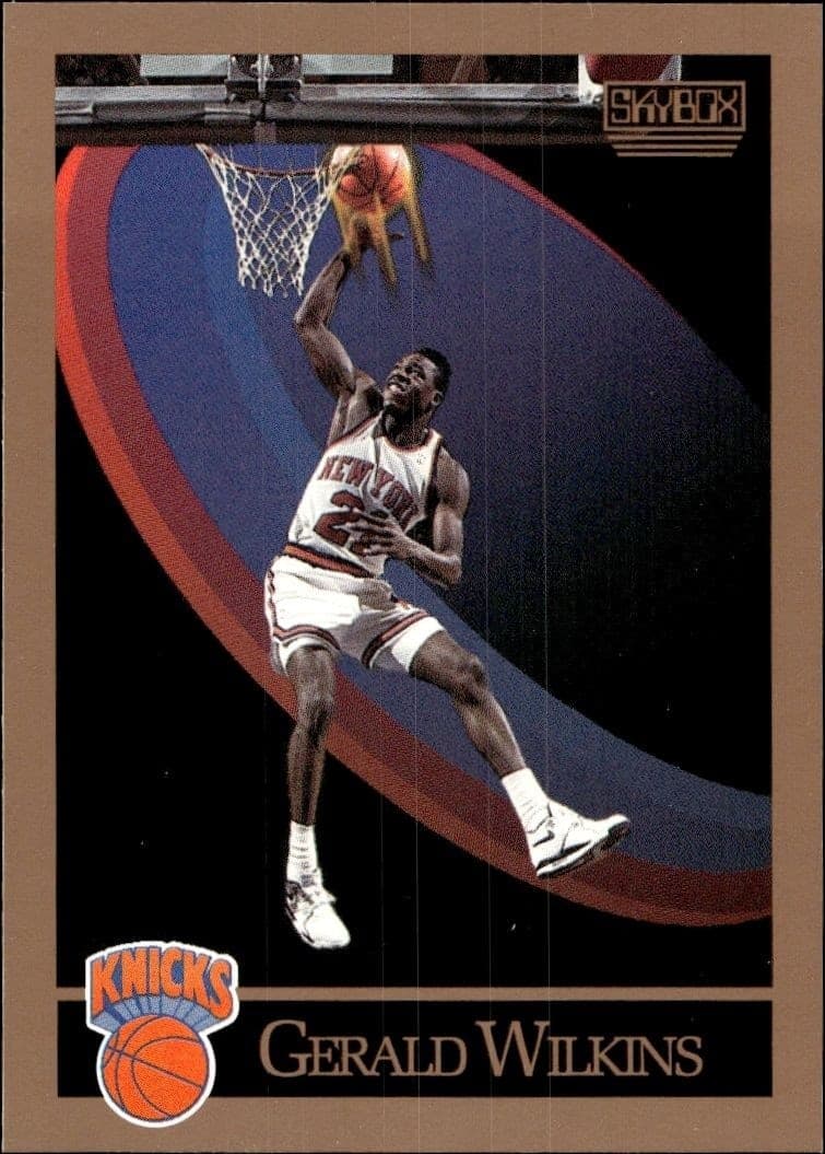 1990-91 Skybox Gerald Wilkins #197 trading card