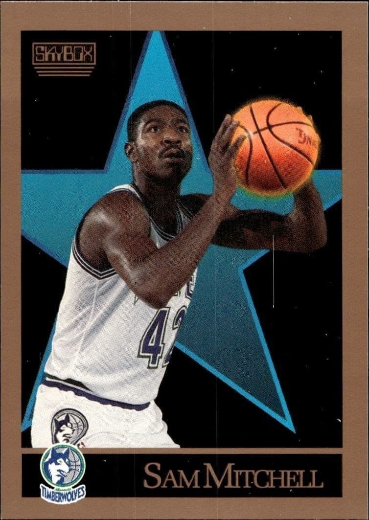 1990-91 Skybox Sam Mitchell #171 basketball trading card front