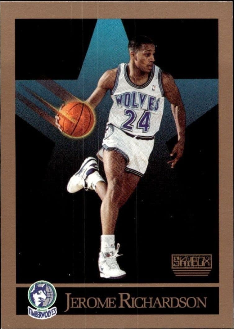 1990-91 Skybox Pooh Richardson #173 basketball trading card front
