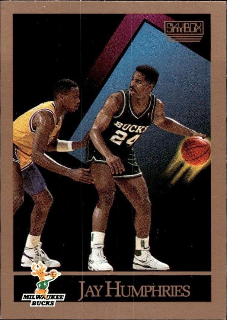 1990-91 Skybox Jay Humphries #158 basketball trading card front