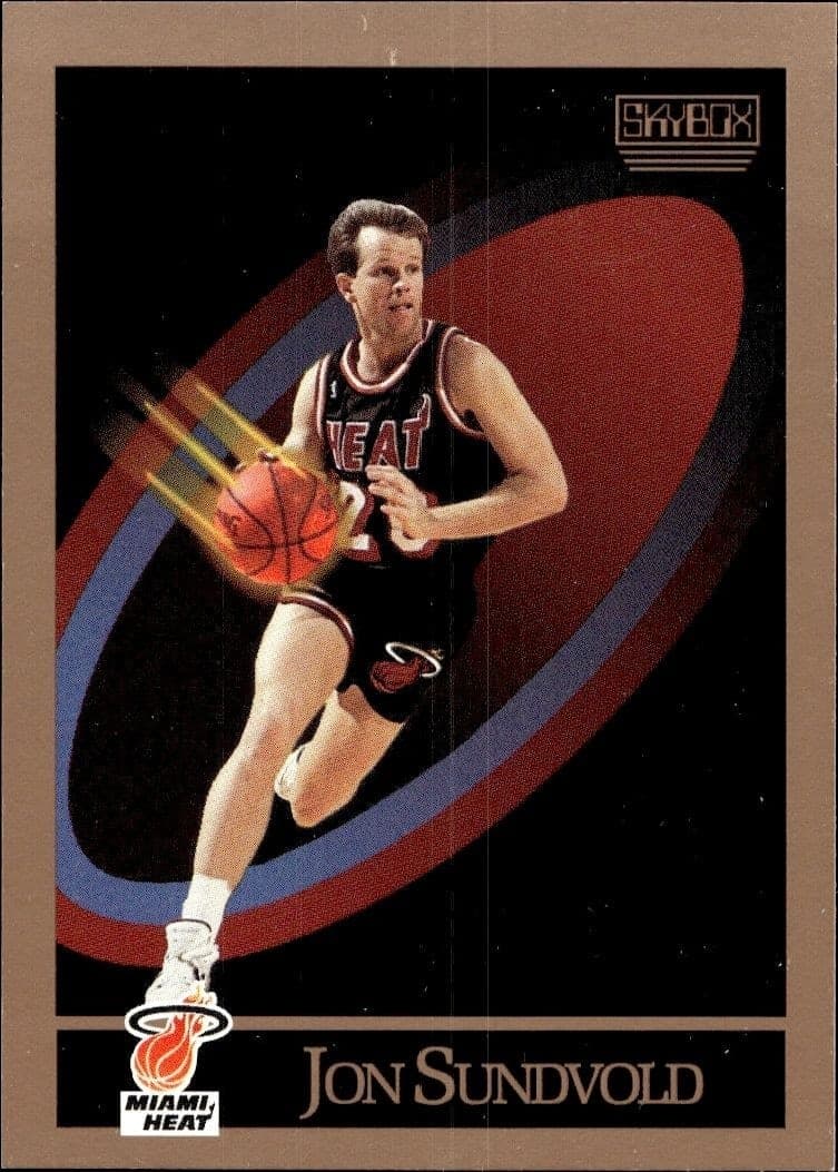 1990-91 Skybox Jon Sundvold #153 basketball trading card front