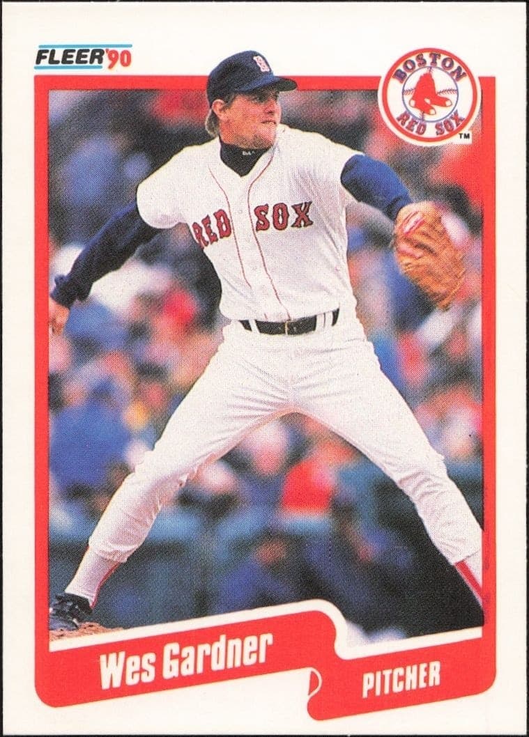 1990 Fleer Wes Gardner #275 baseball trading card front
