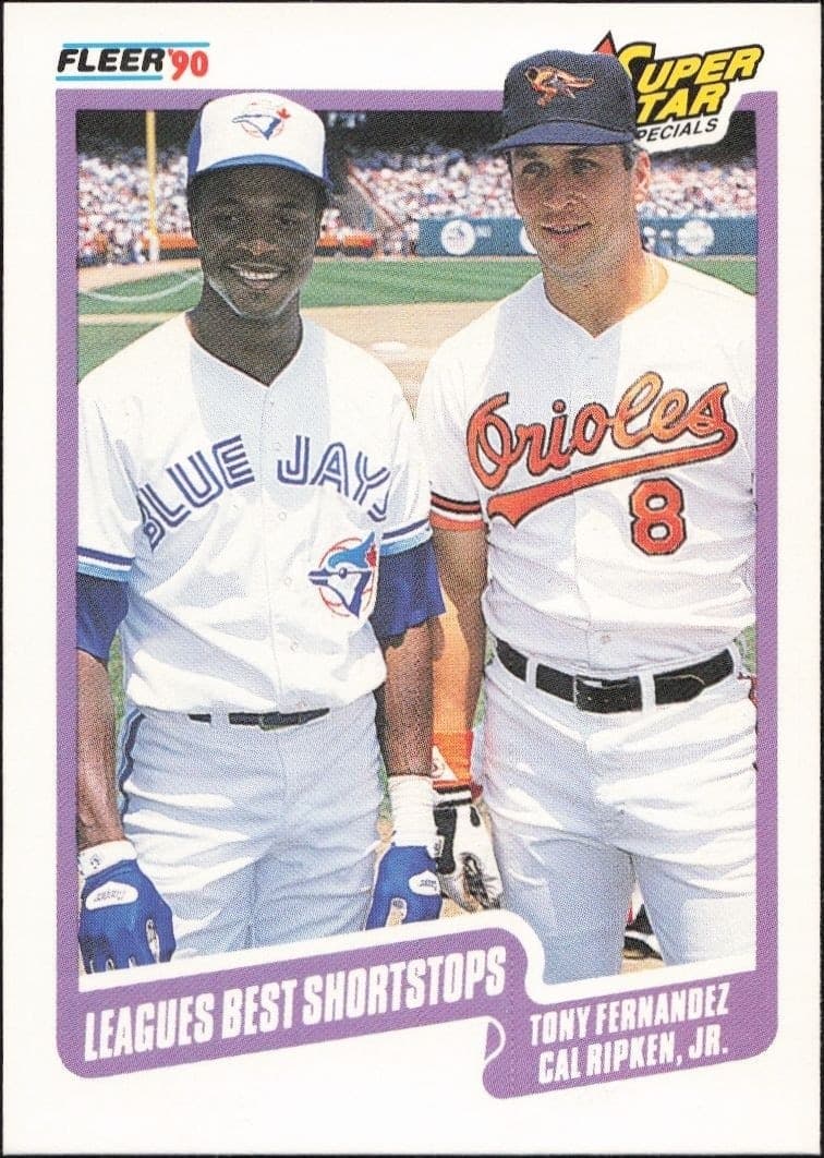 1990 Fleer Tony Fernandez #634 baseball trading card front