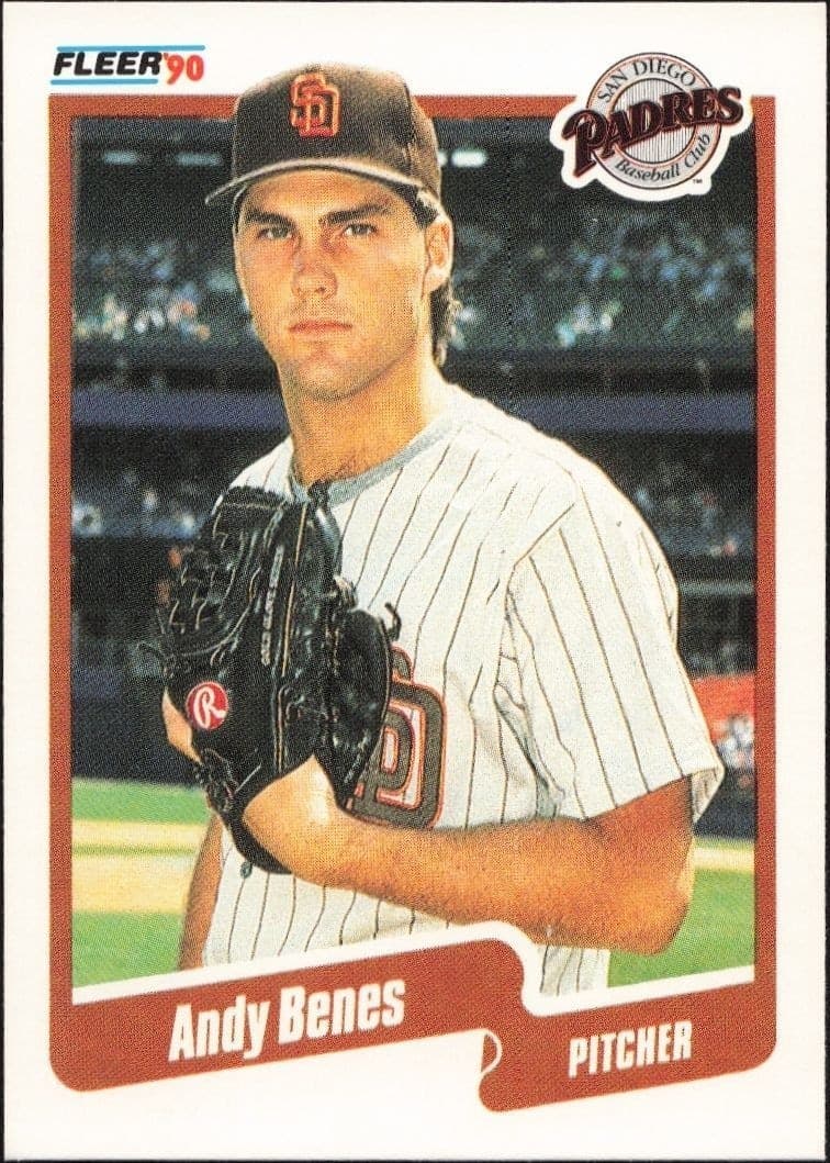 1990 Fleer Andy Benes #151 baseball trading card front