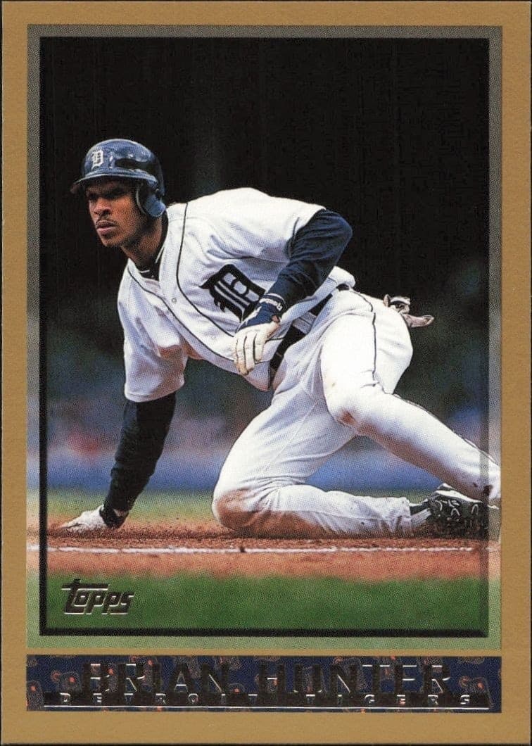 1998 Topps Series 1 Brian Hunter #34 trading card