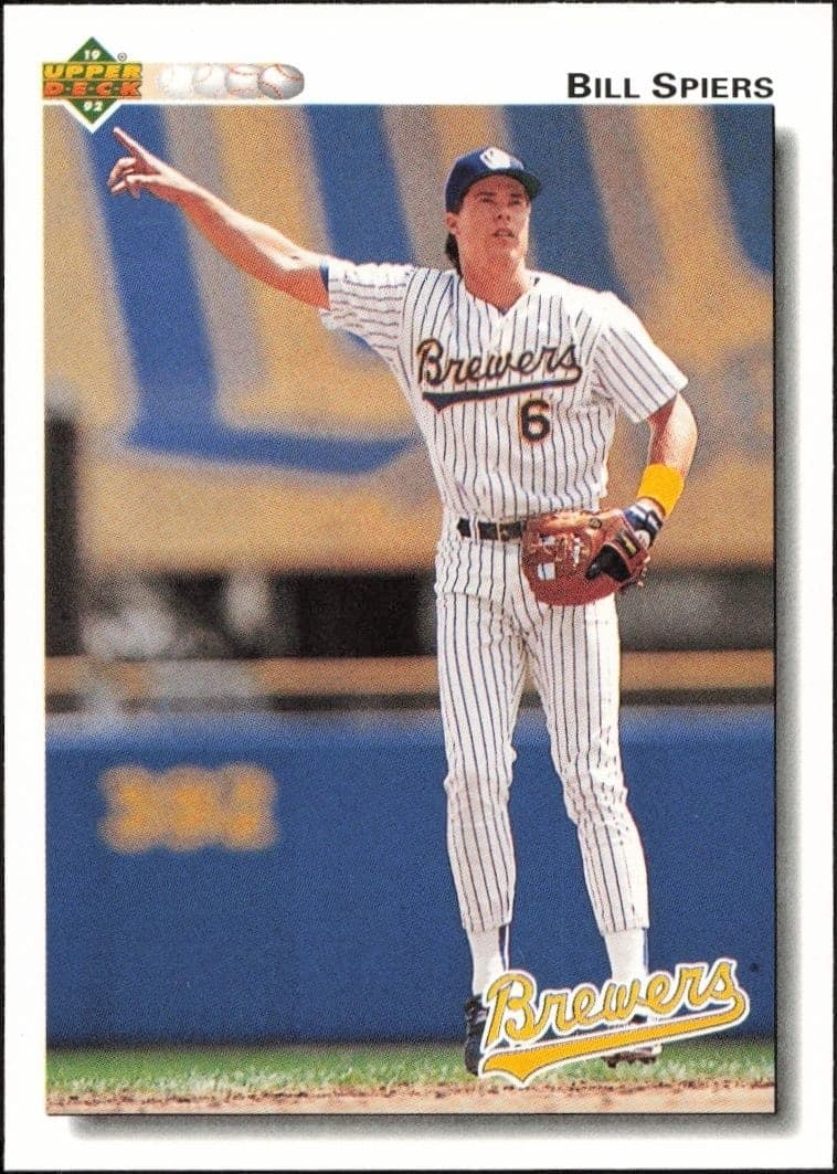 1992 Upper-Deck Low Number Bill Spiers #214 trading card