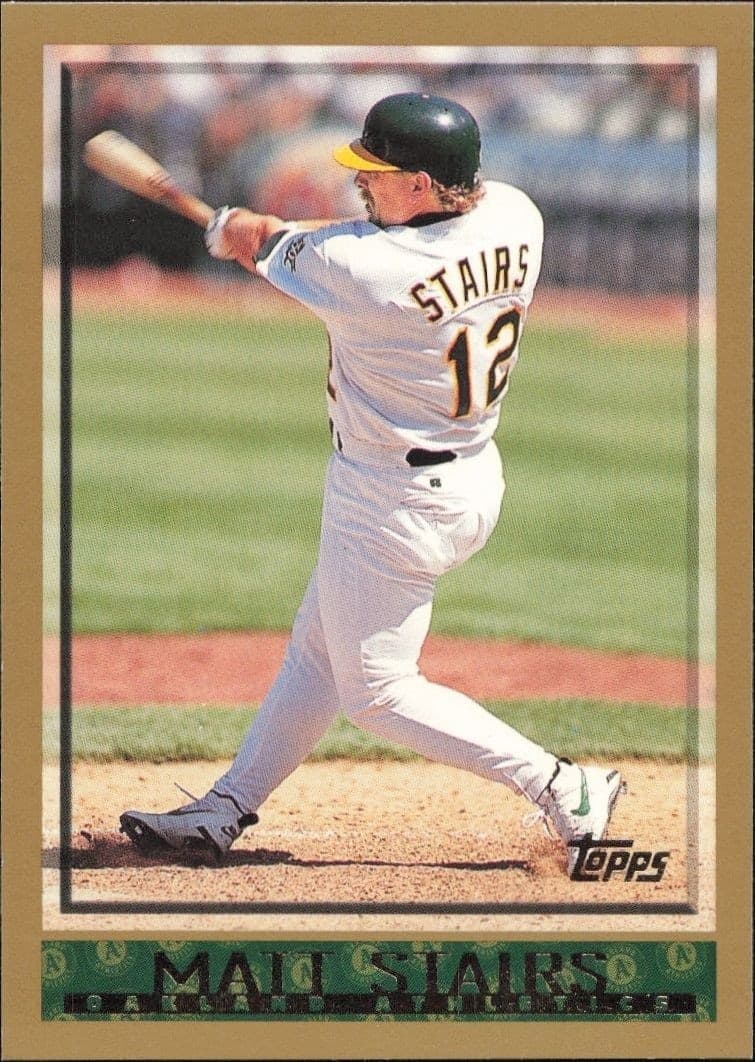 1998 Topps Series 1 Matt Stairs #16 trading card
