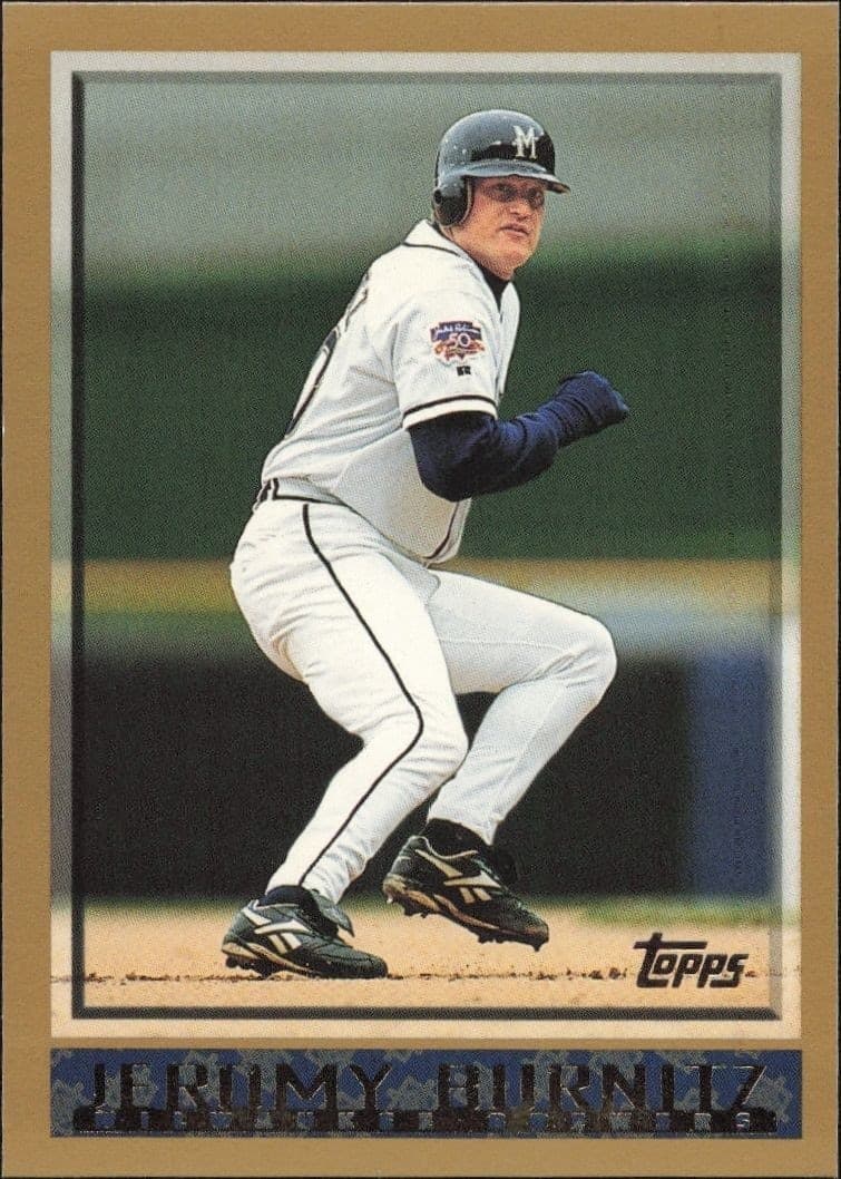 1998 Topps Series 1 Jeromy Burnitz #126 trading card