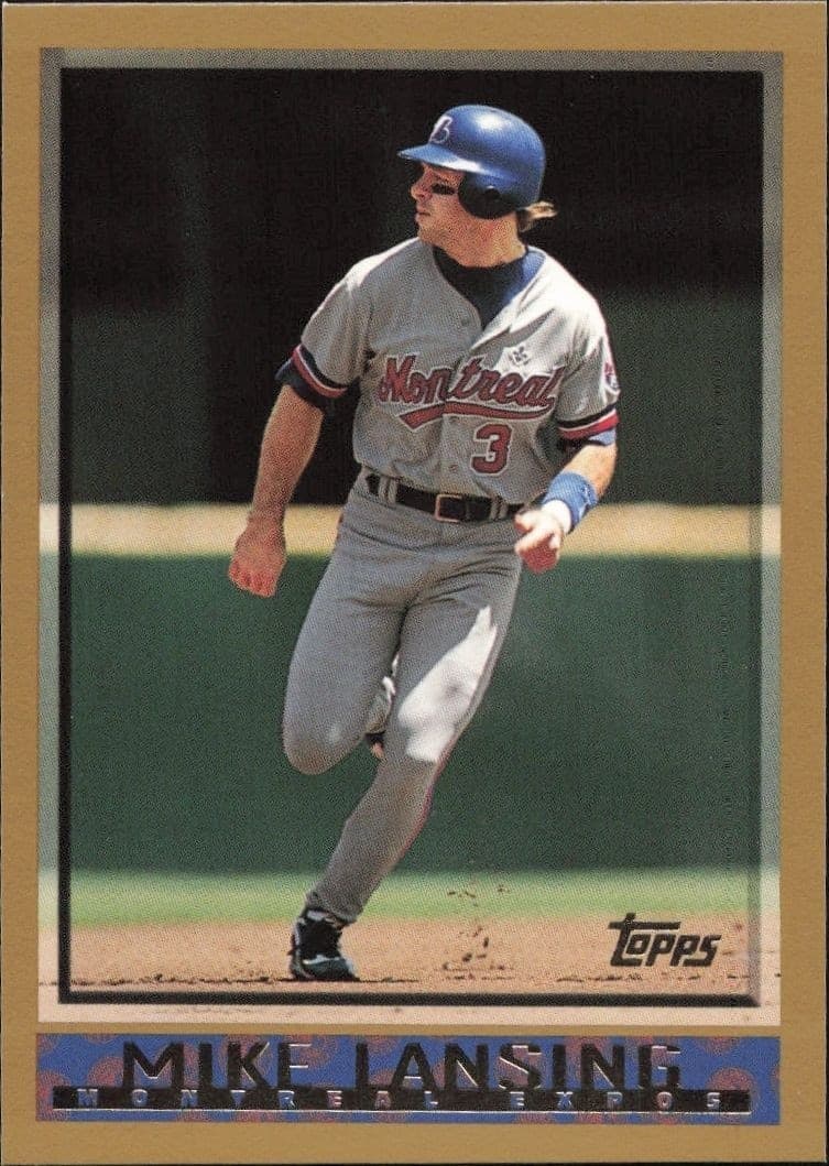 1998 Topps Series 1 Mike Lansing #136 trading card