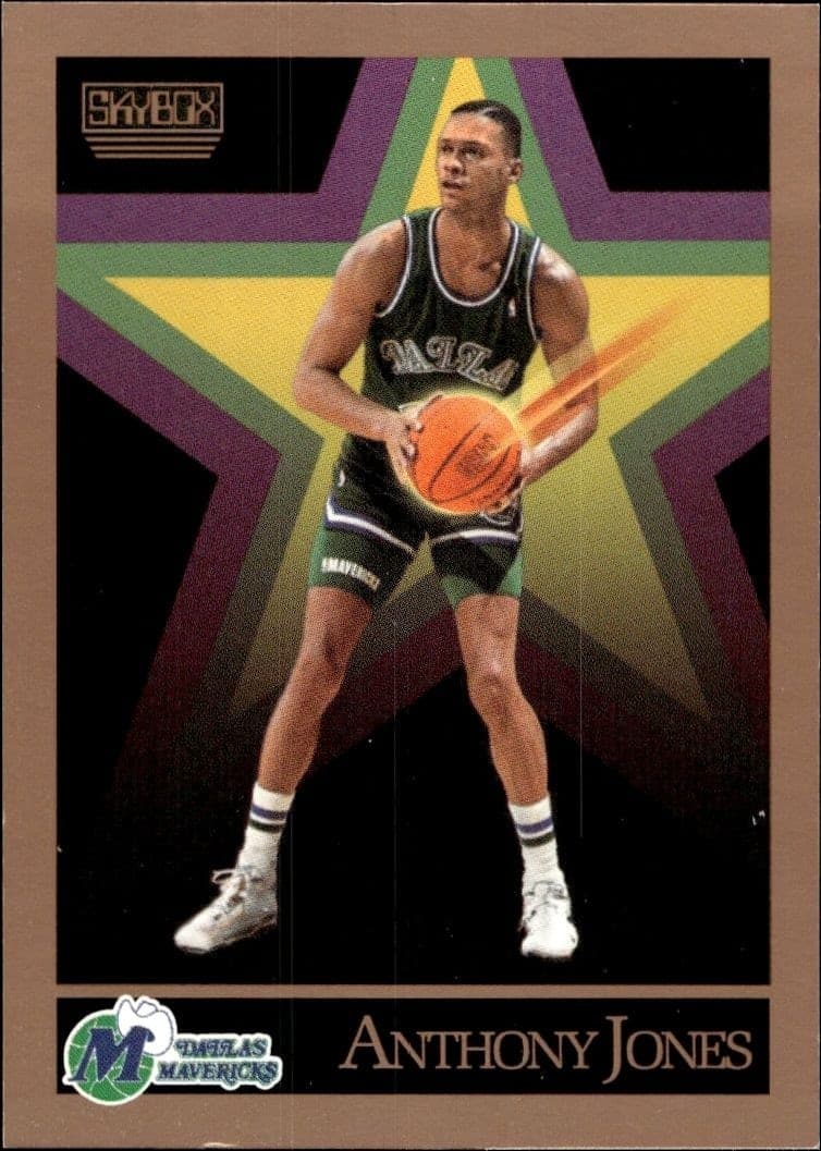 1990-91 Skybox Anthony Jones #65 basketball trading card front