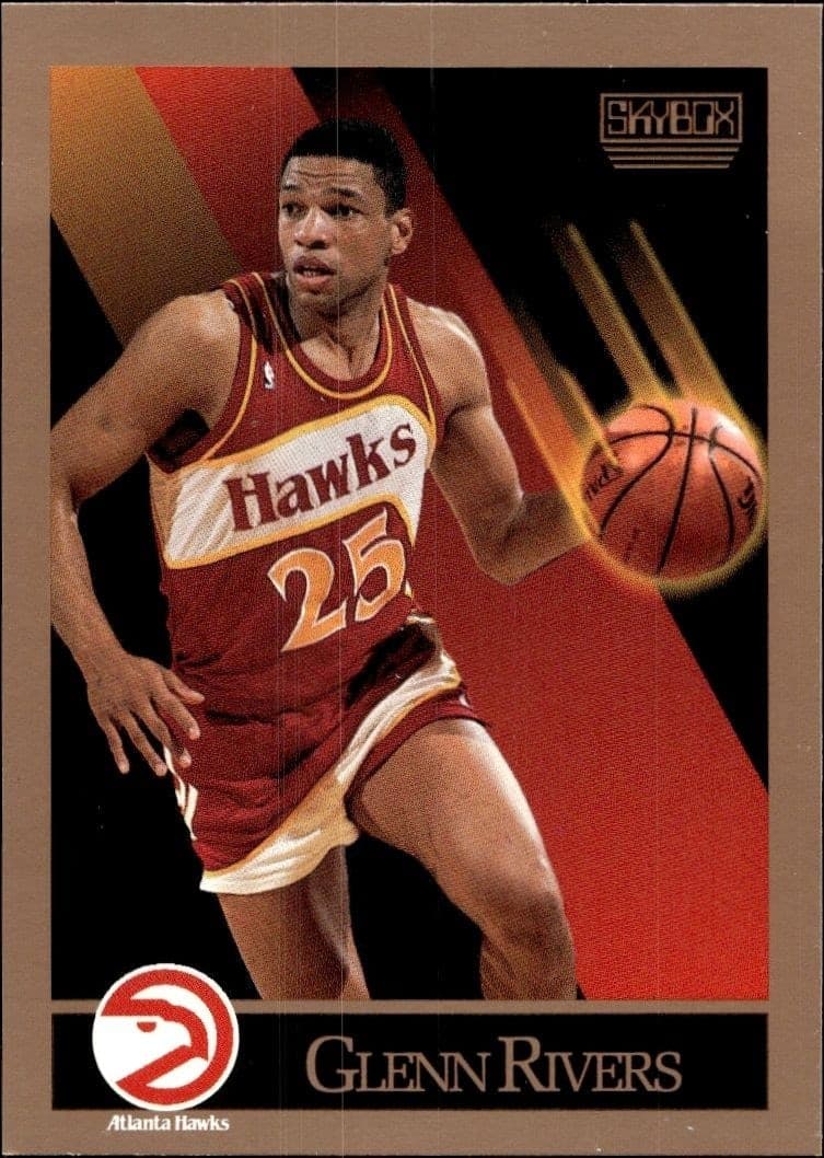 1990-91 Skybox Glenn Rivers #7 basketball trading card front