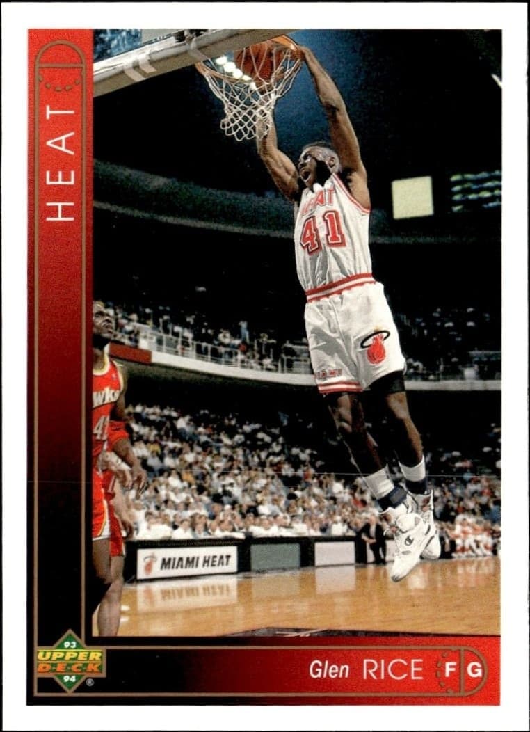 1993-94 Upper-Deck Collector's Choice Glen Rice #154 trading card