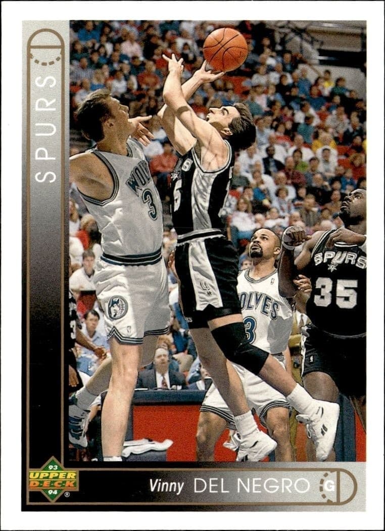 1993-94 Upper-Deck Collector's Choice Vinny Del Negro #140 trading card