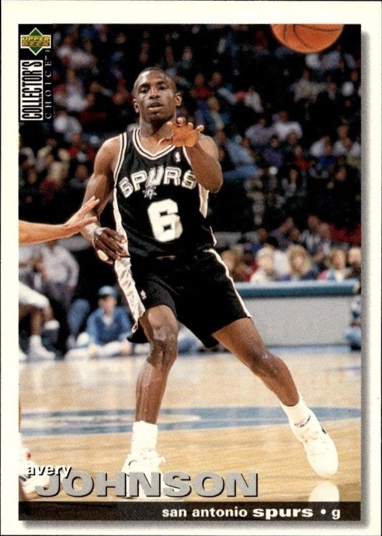 1995-96 Upper-Deck Collector's Choice Avery Johnson #6 trading card