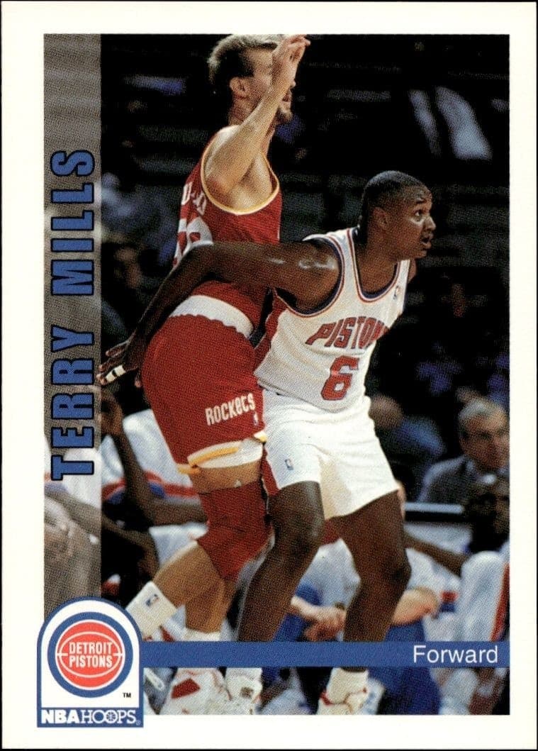 1992-93 Skybox NBA Hoops Series 2 Terry Mills #381 trading card