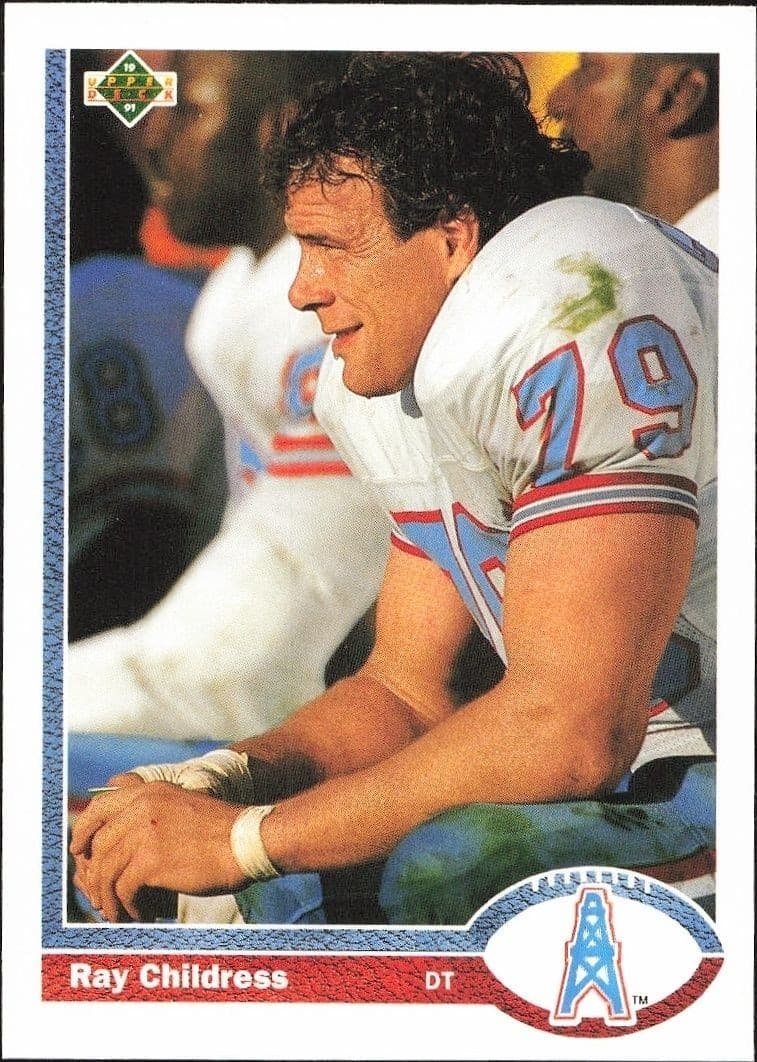 1991 Upper-Deck Ray Childress #277 trading card