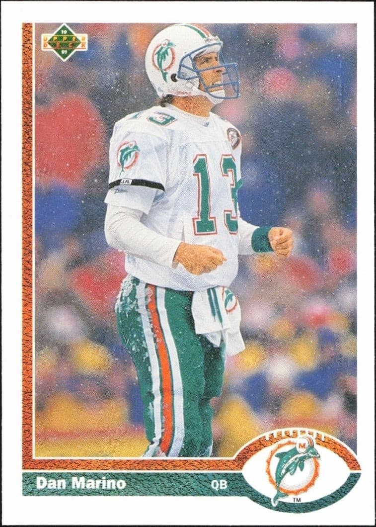 1991 Upper Deck Dan Marino #255 football trading card front