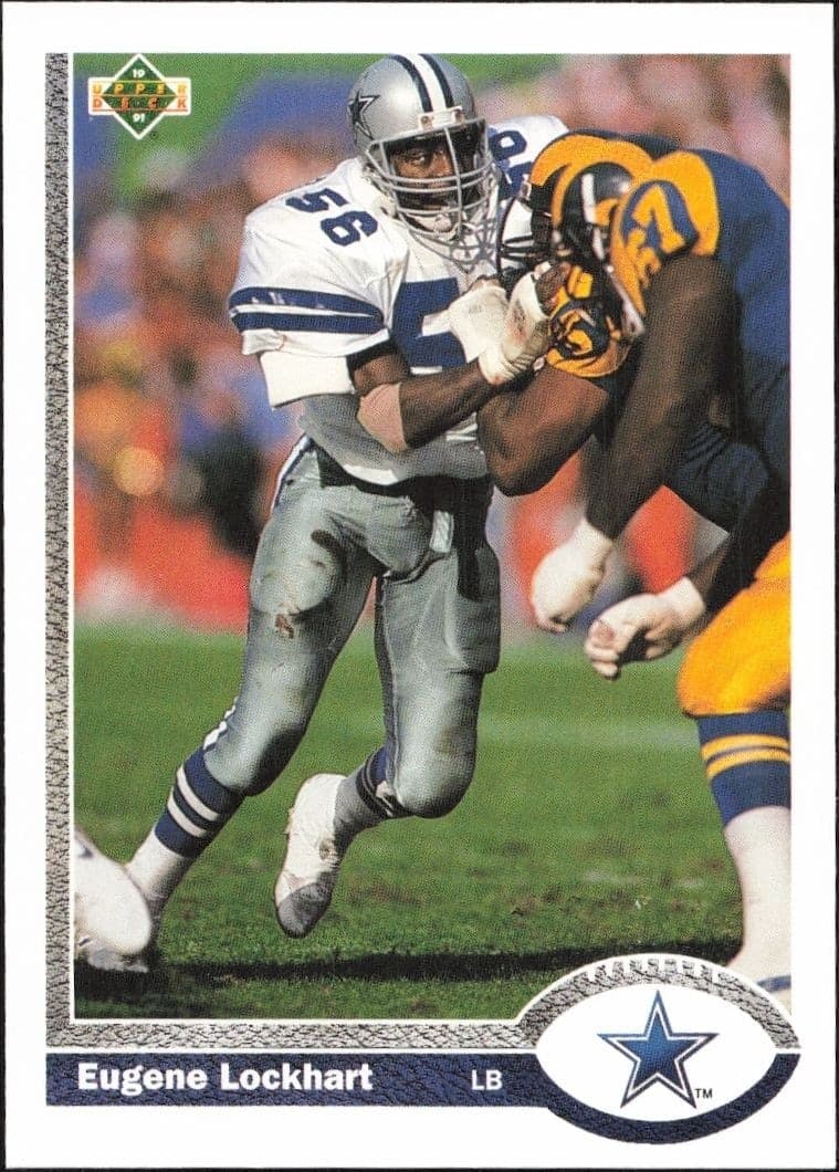 1991 Upper Deck Eugene Lockhart #259 football trading card front