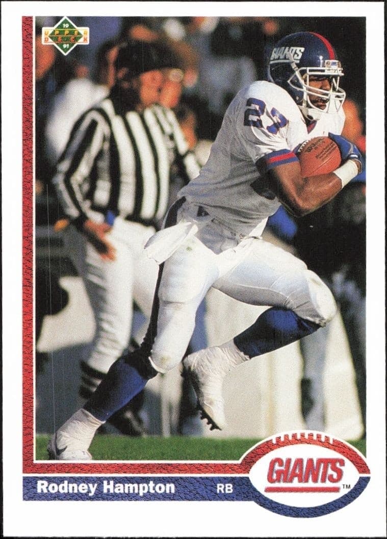 1991 Upper Deck Rodney Hampton #269 football trading card front