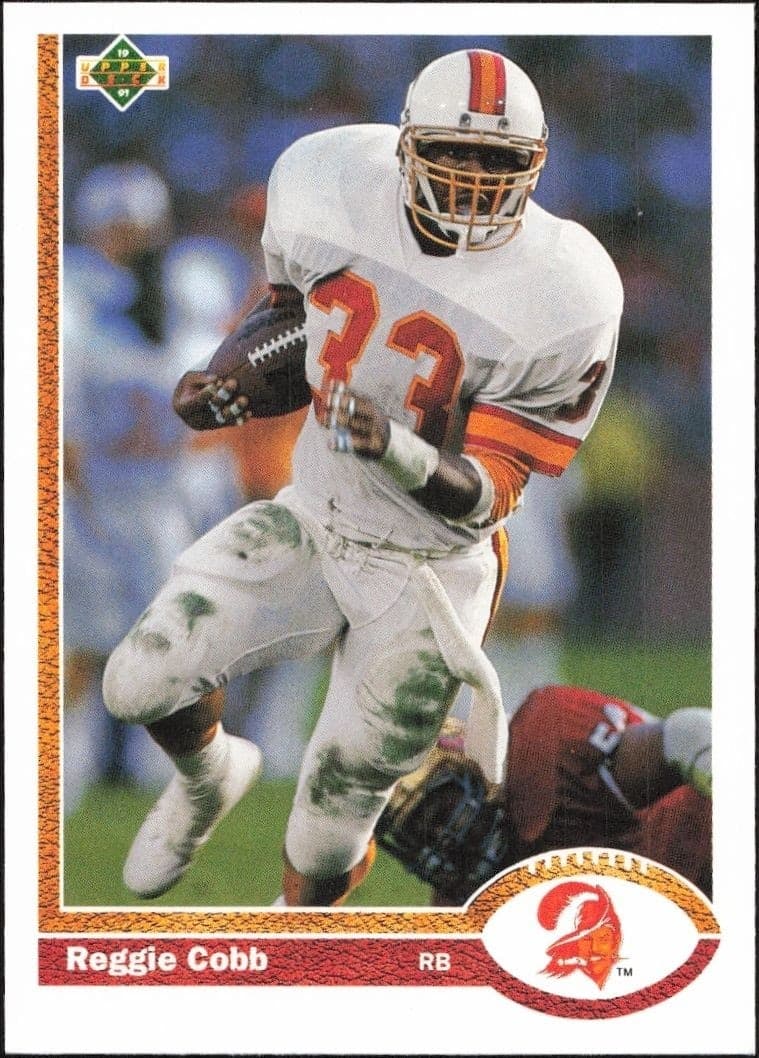 1991 Upper Deck Reggie Cobb #265 football trading card front