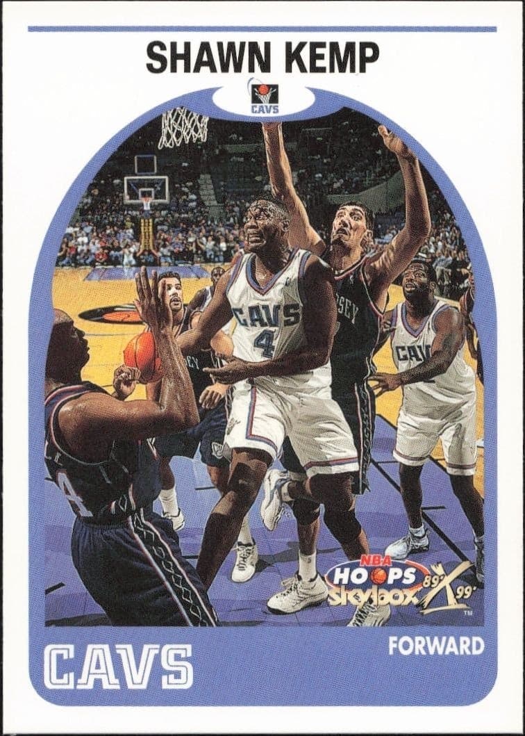 1999-00 Skybox NBA Hoops Decade Shawn Kemp #16 basketball trading card front