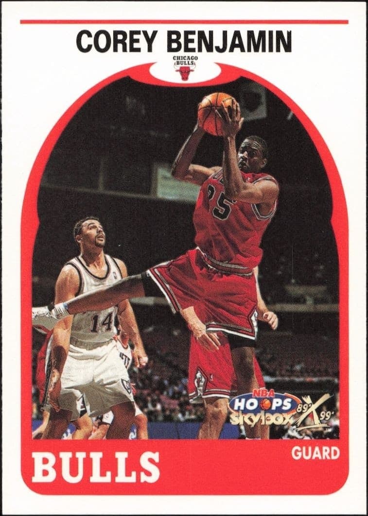 1999-00 Skybox NBA Hoops Decade Corey Benjamin #170 basketball trading card front