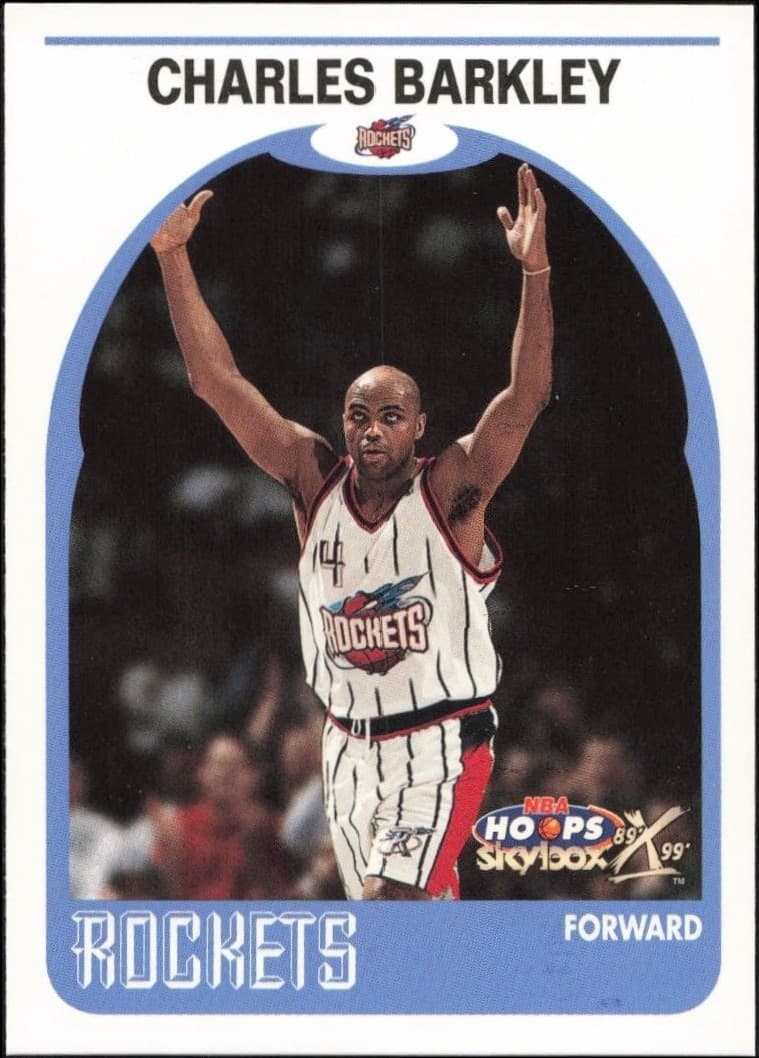 1999-00 Skybox NBA Hoops Decade Charles Barkley #110 basketball trading card front