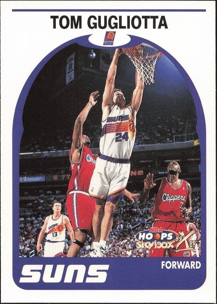 1999-00 Skybox NBA Hoops Decade Tom Gugliotta #118 basketball trading card front