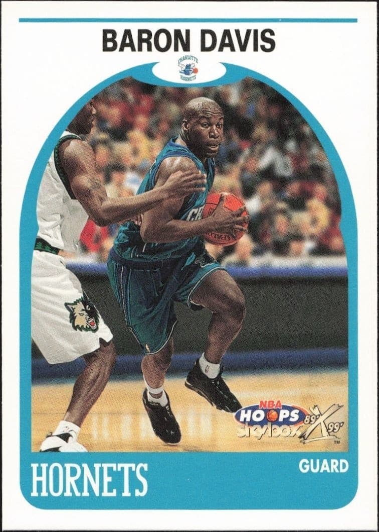 1999-00 Skybox NBA Hoops Decade Baron Davis #31 basketball trading card front