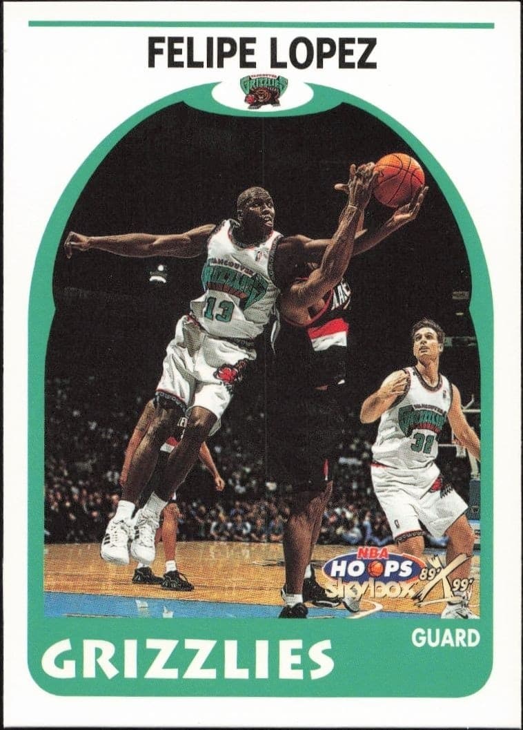 1999-00 Skybox NBA Hoops Decade Felipe Lopez #174 trading card