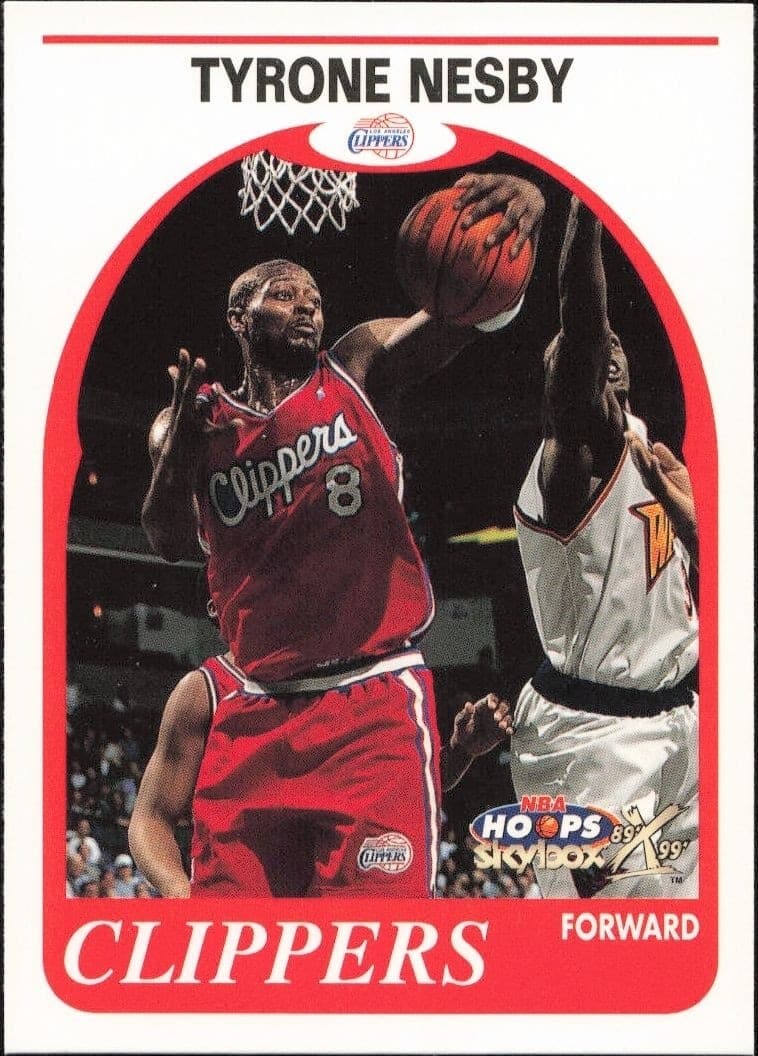 1999-00 Skybox NBA Hoops Decade Tyrone Nesby #146 basketball trading card front