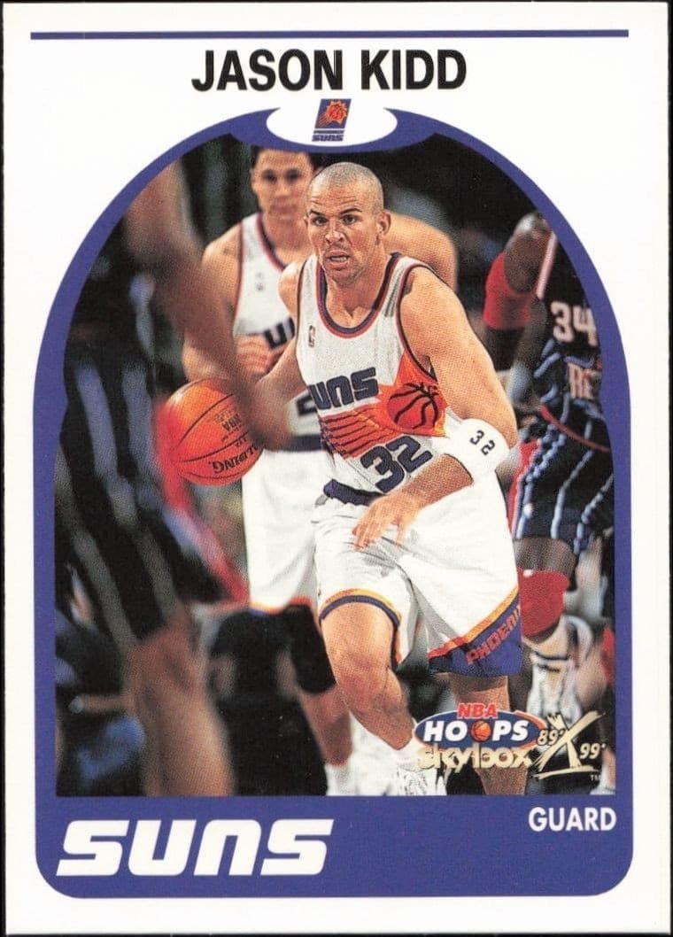 1999-00 Skybox NBA Hoops Decade Jason Kidd #112 basketball trading card front