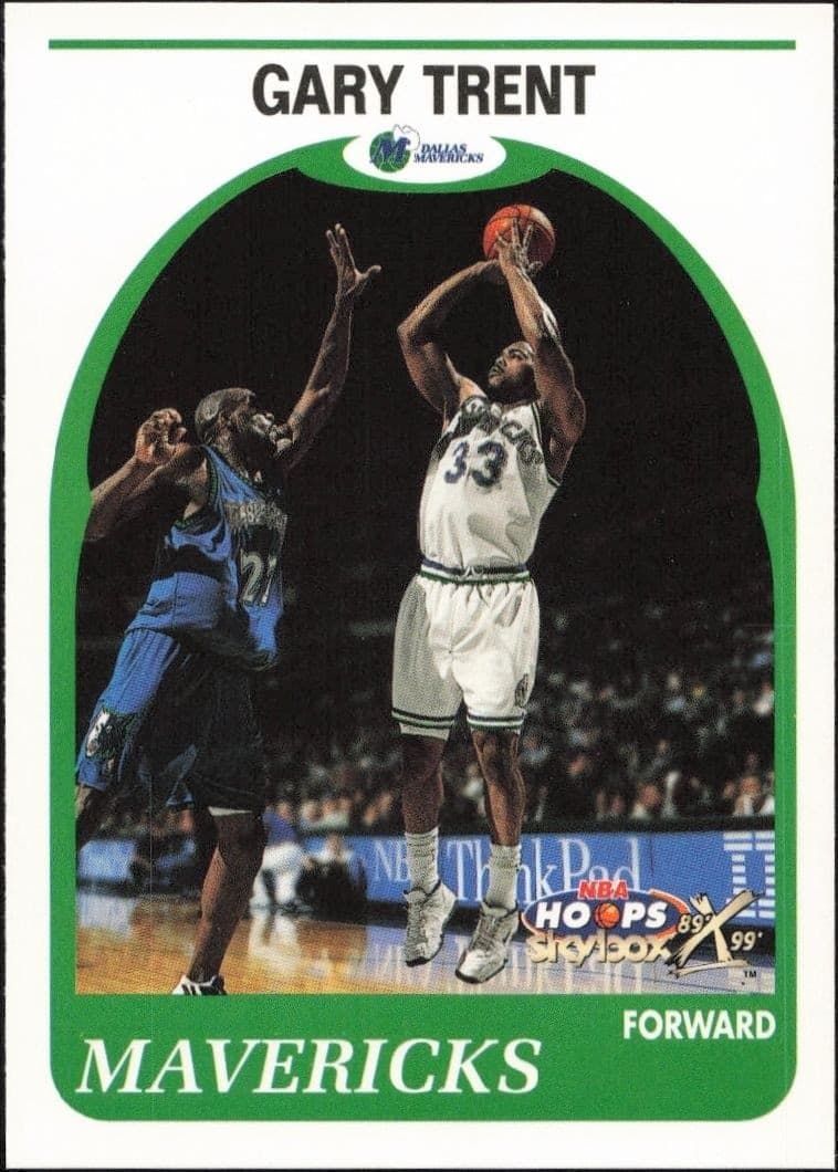 1999-00 Skybox NBA Hoops Decade Gary Trent #84 basketball trading card front