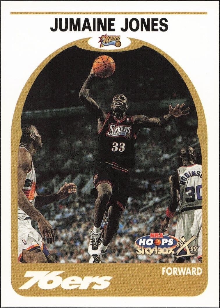 1999-00 Skybox NBA Hoops Decade Jumaine Jones #26 basketball trading card front
