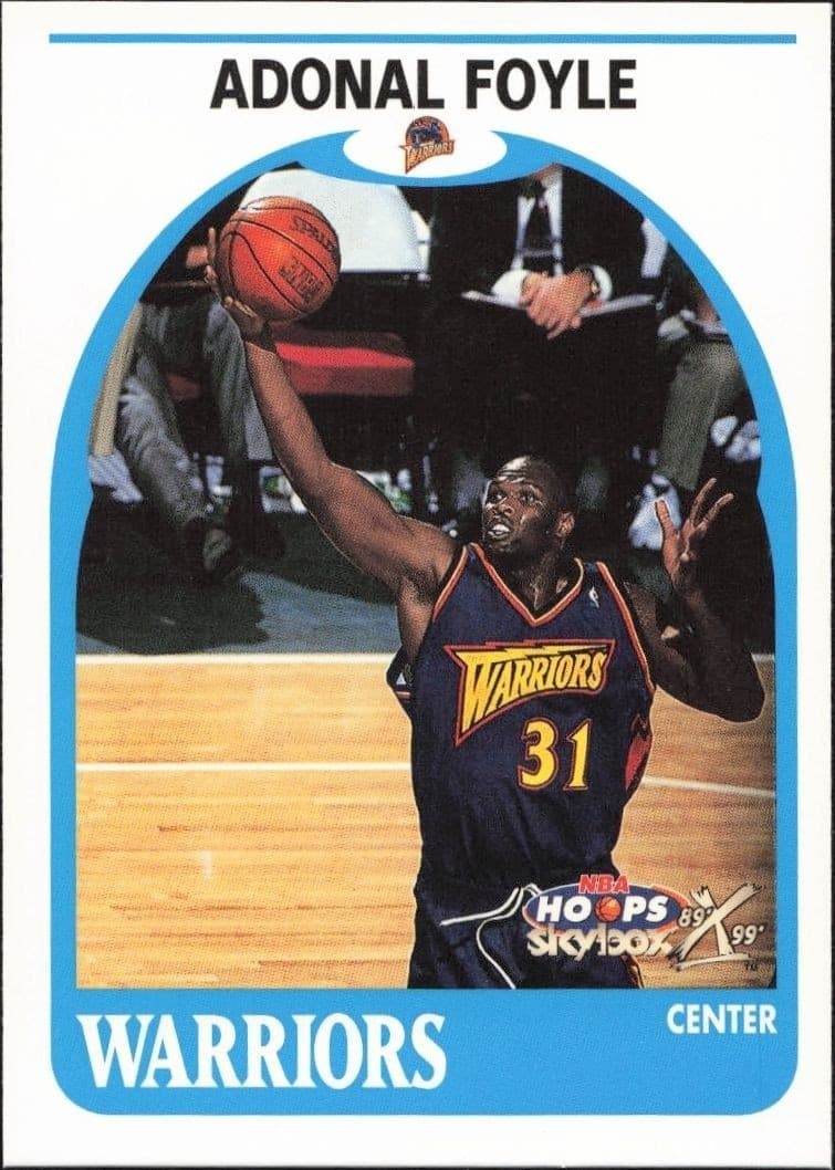 1999-00 Skybox NBA Hoops Decade Adonal Foyle #14 basketball trading card front