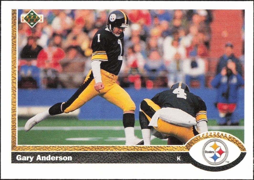 1991 Upper Deck Gary Anderson #488 football trading card front