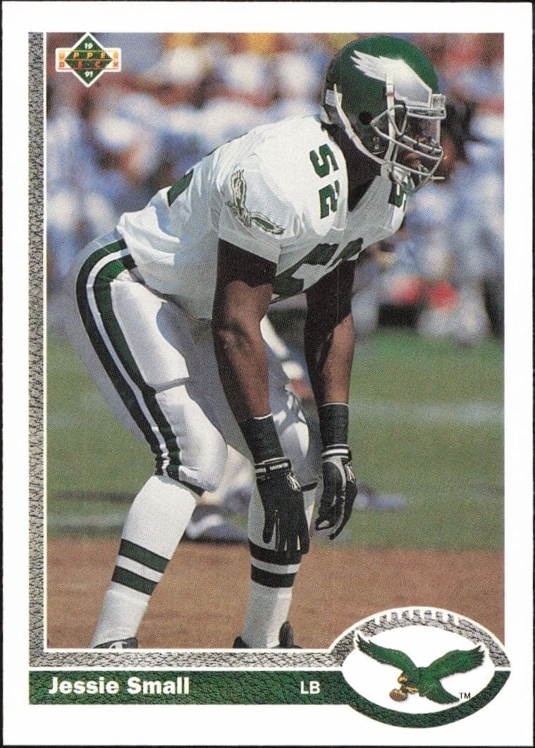 1991 Upper Deck Jessie Small #439 football trading card front