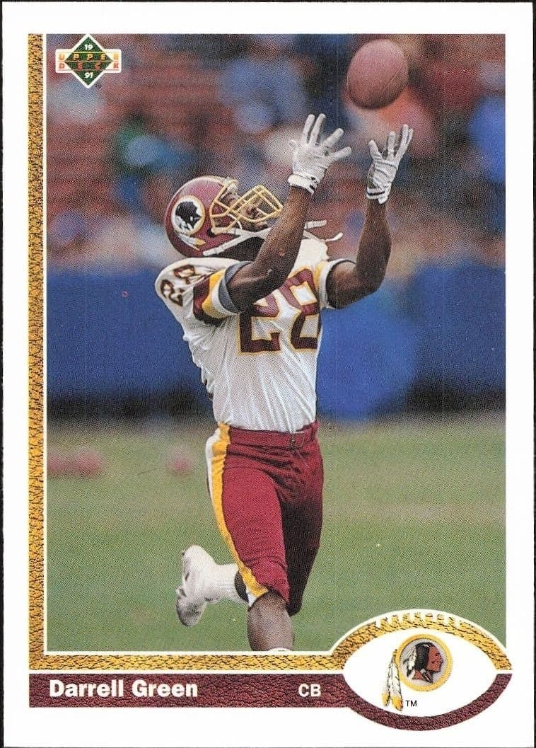1991 Upper Deck Darrell Green #438 football trading card front