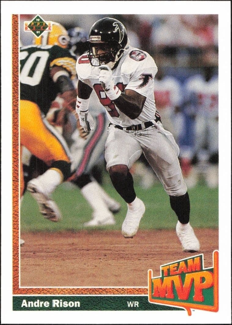 1991 Upper Deck Andre Rison #451 football trading card front